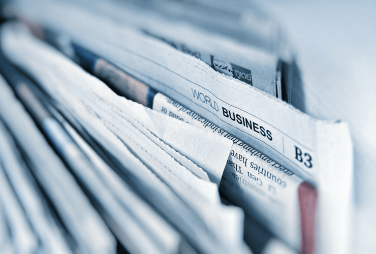 attention-grabbing headline, Stack of newspapers, headlines, print